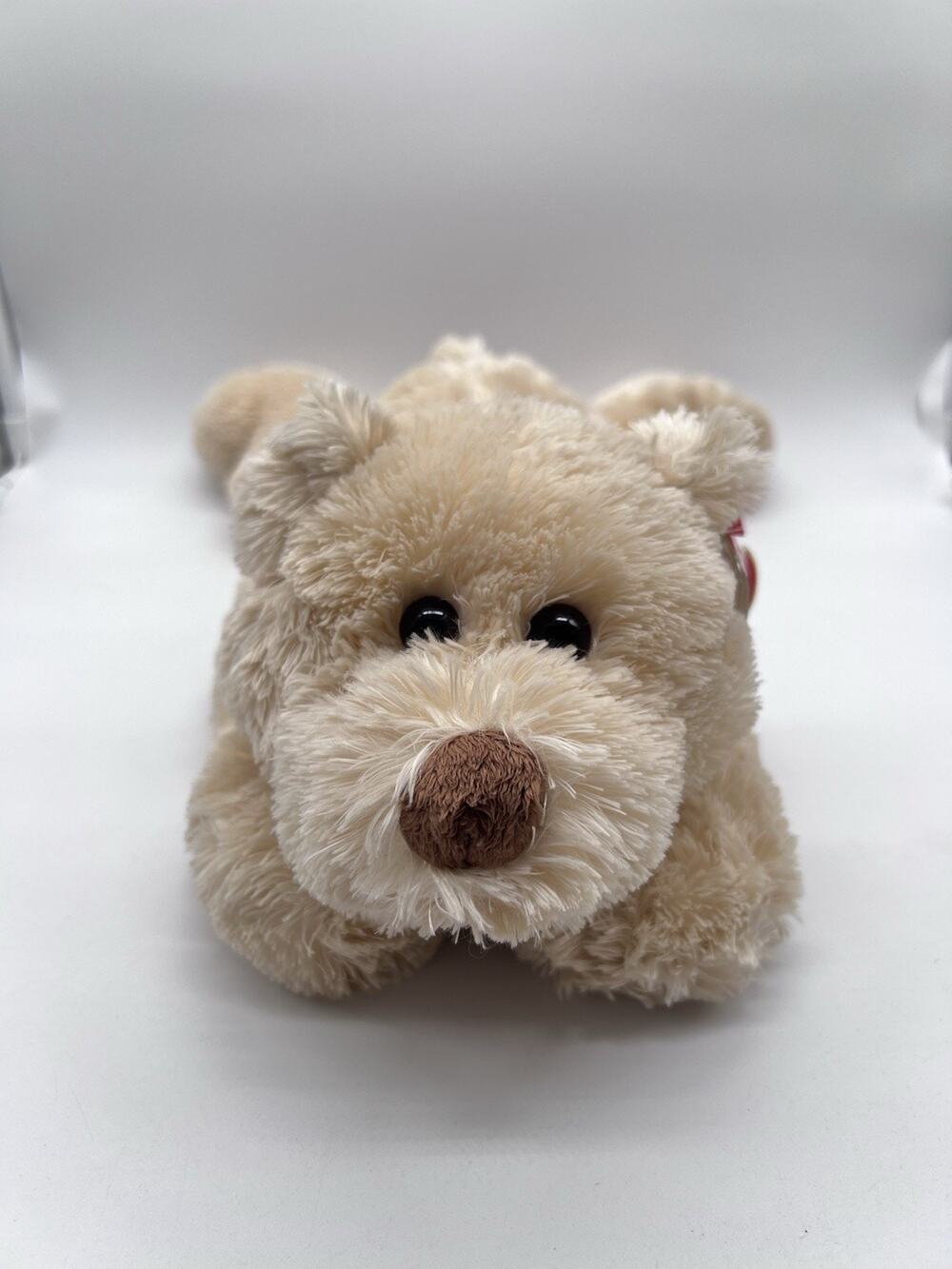 Ty Classic Fletcher Bear Plush Stuffed Animal Tan Cream Floppy Toy 18” 2004